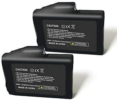 2x Litiumbatterier 3.7V